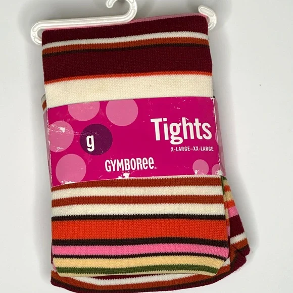 Vintage Gymboree • Striped Tights • 5-8 Years • New - Picture 2 of 5